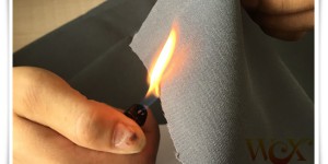 What is the principle of fire-retardant fabrics?  Oxford cloth manufacturer