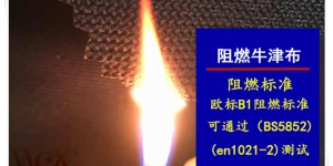 Flame retardant Oxford cloth fabric British flame retardant fire protection standard (textile)