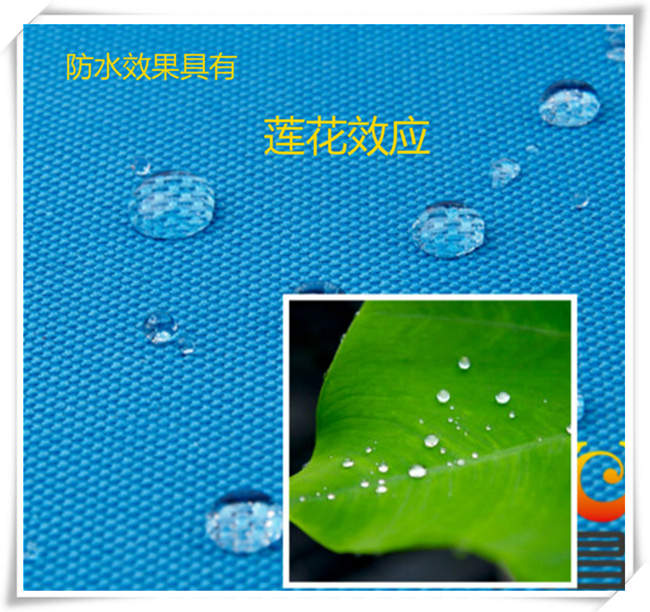 The Lotus Effect of Oxford Cloth