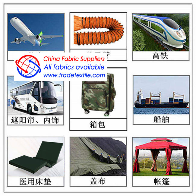 Use of flame retardant cloth