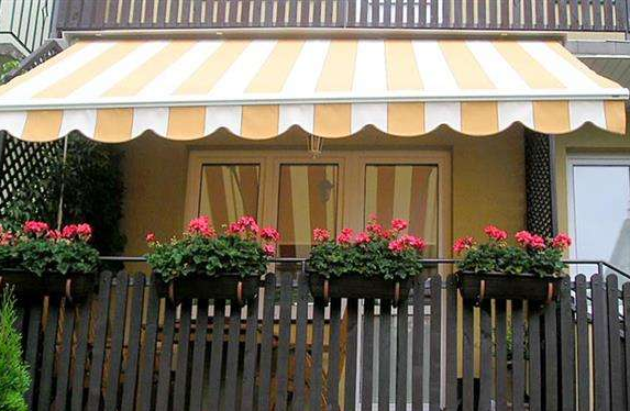 Oxford cloth awning