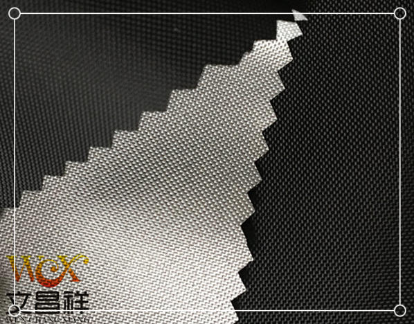 Silver-coated Oxford fabric