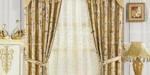 Polyester fabric curtain